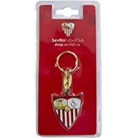 Los mejores  - SFC SEVILLA FUTBOL CLUB Llasev Llavero- Blanco-Rojo- Talla Única